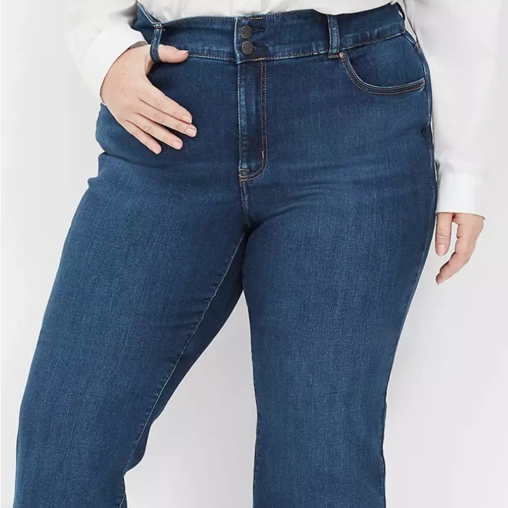 Tighter Tummy Fit High-Rise Boot Jean lane Bryant size 20 short — item #1
